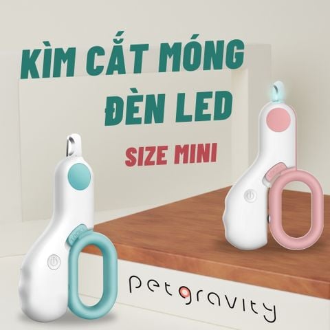 Kìm cắt móng thú cưng có đèn LED MINI