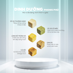 Thức ăn đông khô cho thú cưng PetQ - 5 vị