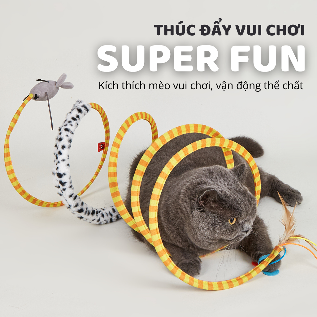 Đồ chơi đường hầm xoắn ốc FOFOS