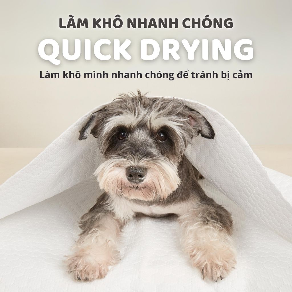 Khăn tắm dùng 1 lần cho thú cưng FOFOS