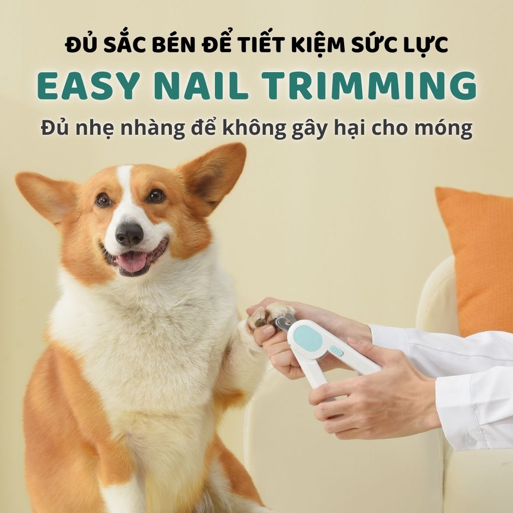 Kìm cắt móng chó mèo đèn LED Petgravity