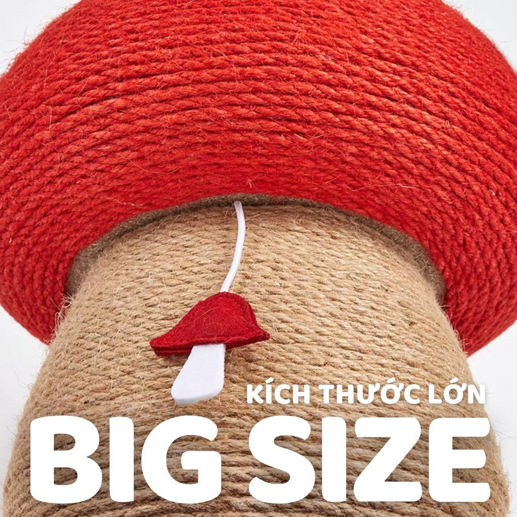 Trụ cào móng cho mèo hình cây nấm