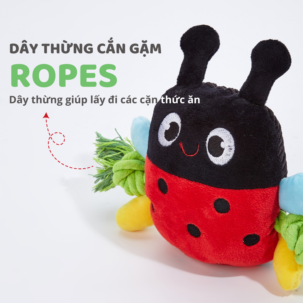 Đồ chơi thú bông hình bướm & bọ rùa FOFOS