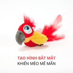 Đồ chơi chim vẹt FOFOS có tiếng kêu kèm bóng catnip