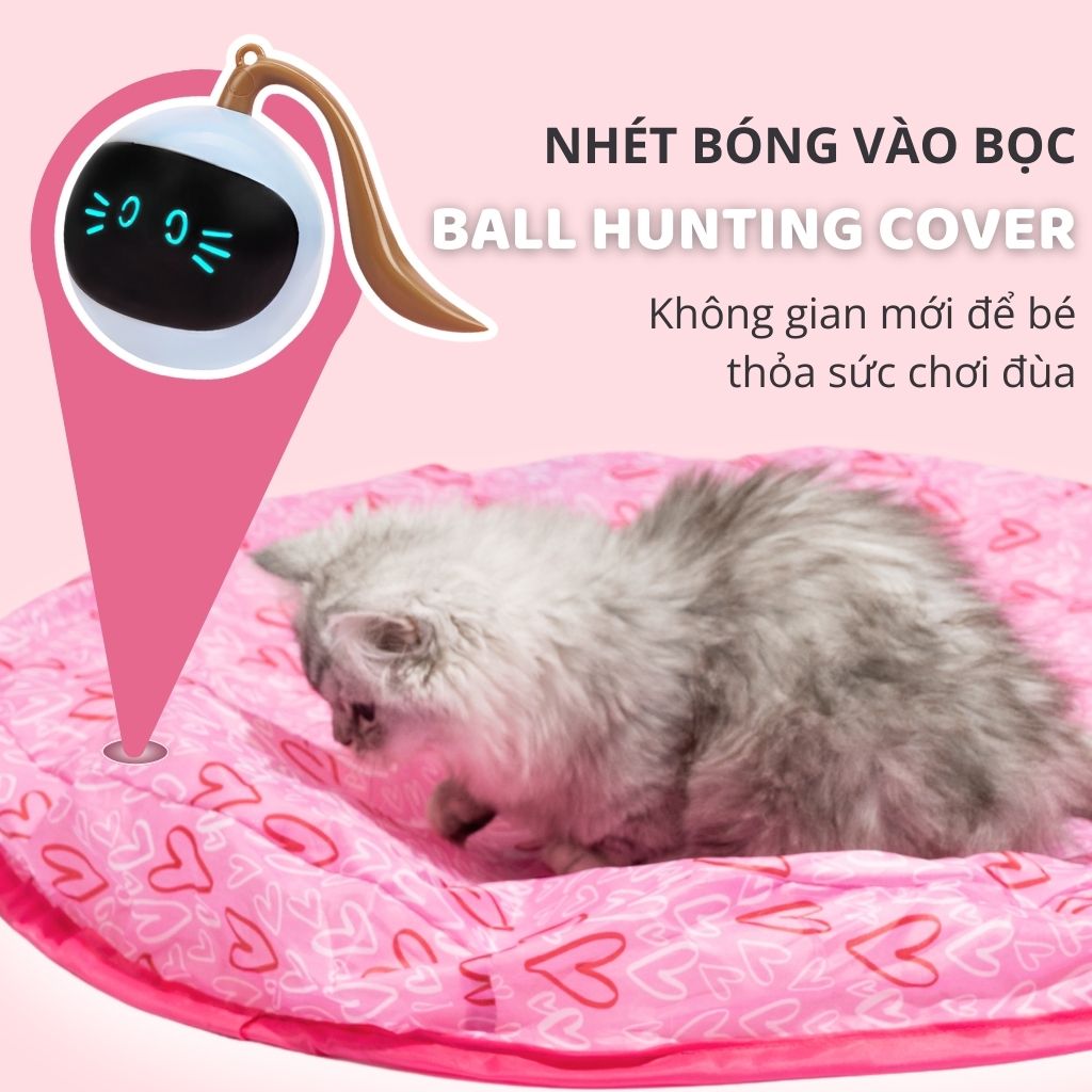 Đồ chơi banh tròn cảm biến cho mèo FOFOS