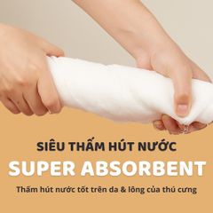 Khăn tắm dùng 1 lần cho thú cưng FOFOS