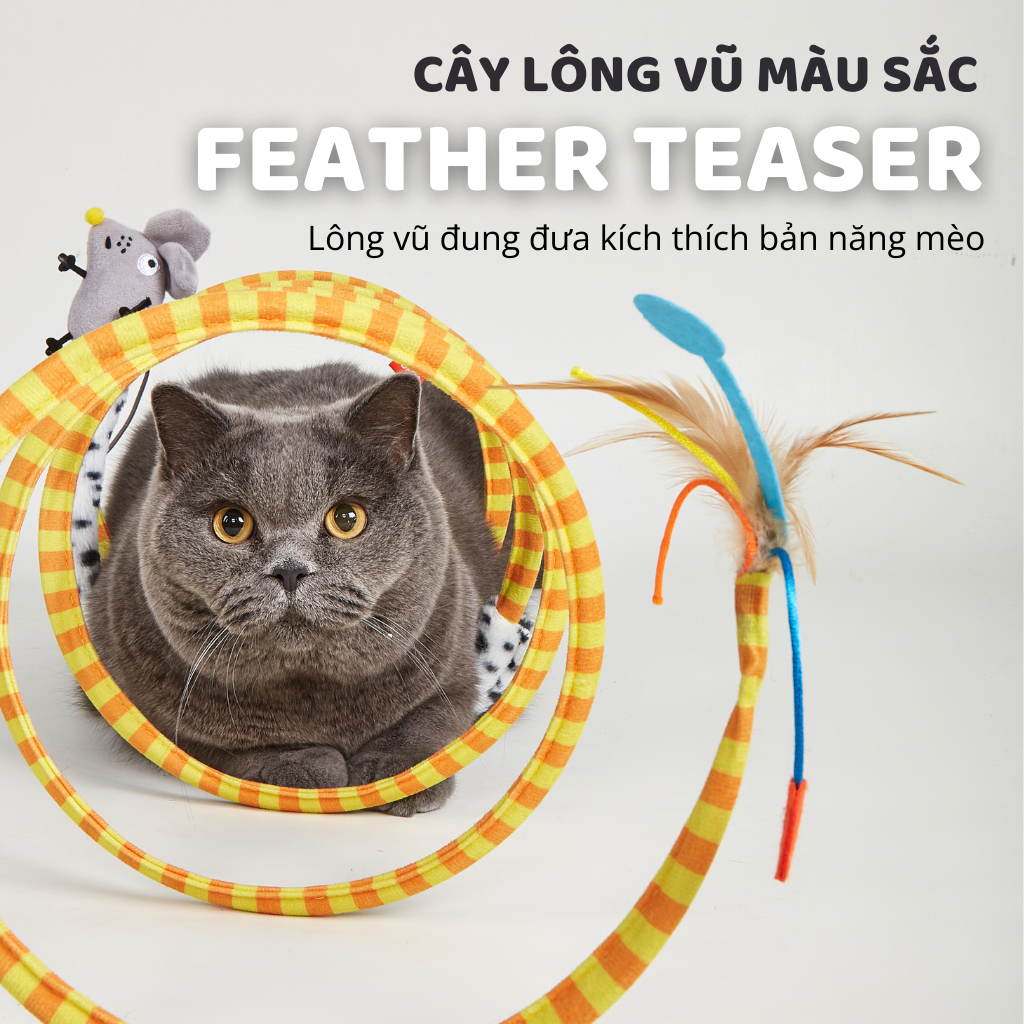 Đồ chơi đường hầm xoắn ốc FOFOS