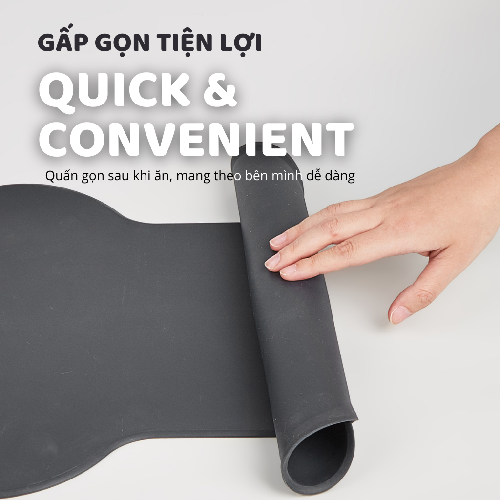 Thảm cố định bát ăn hình xương FOFOS