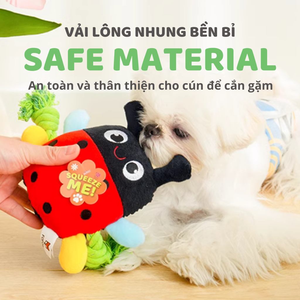 Đồ chơi thú bông hình bướm & bọ rùa FOFOS