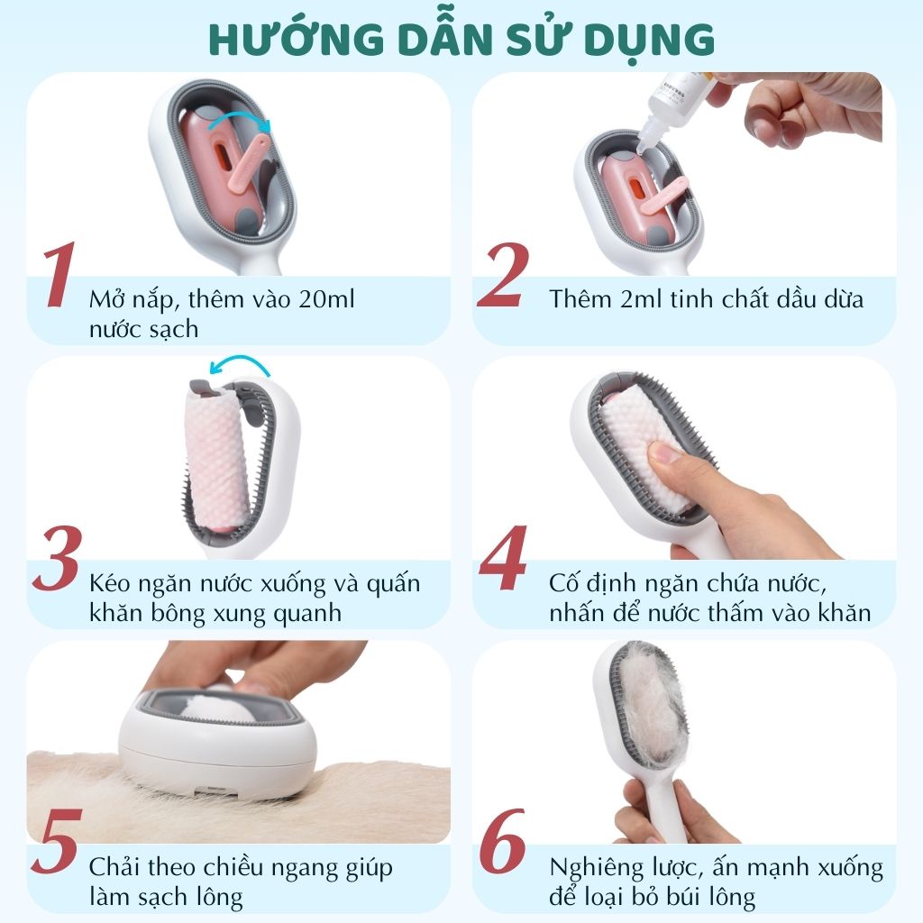 Lược chải lông cho chó mèo 3 trong 1 Petgravity