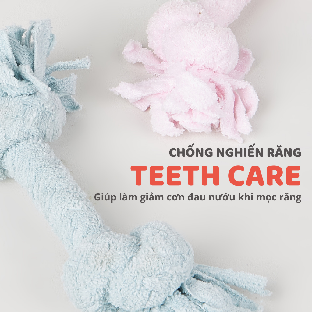 Đồ chơi xương gặm hình nút thắt FOFOS