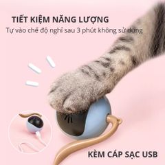 Đồ chơi banh tròn cảm biến cho mèo FOFOS
