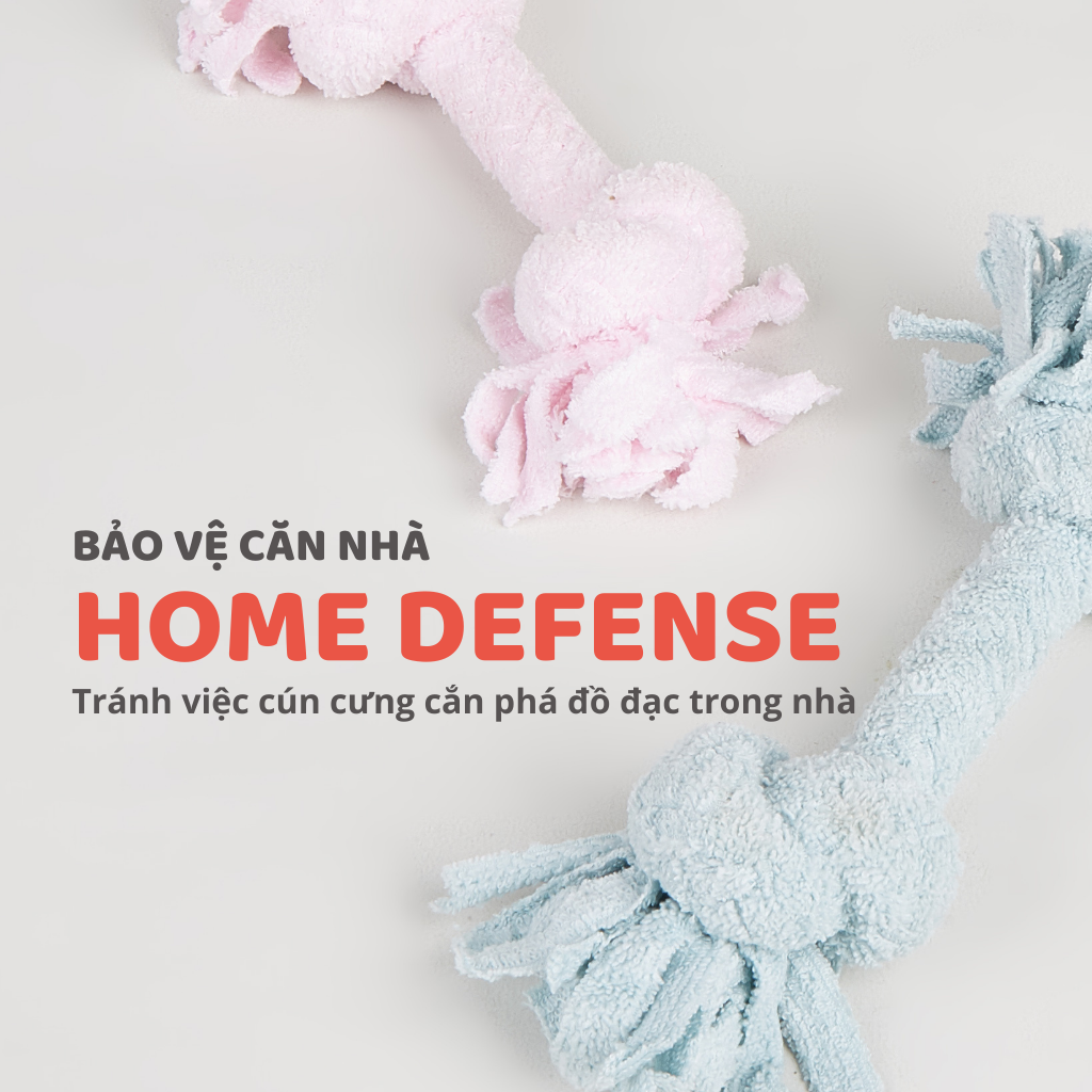 Đồ chơi xương gặm hình nút thắt FOFOS