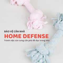 Đồ chơi xương gặm hình nút thắt FOFOS