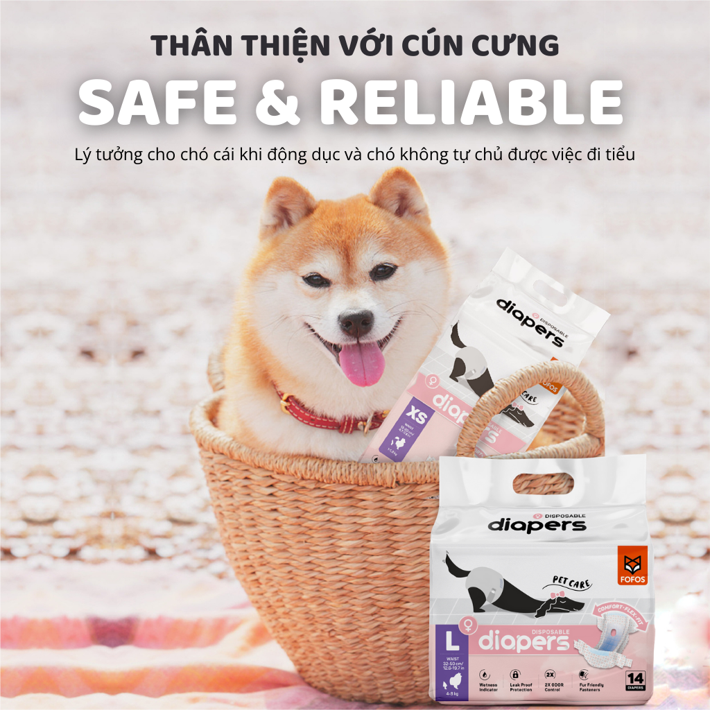 Tã lót SAP cho chó FOFOS