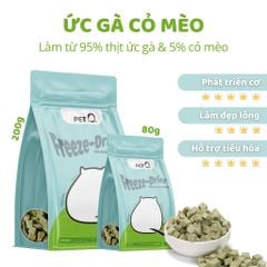 Thức ăn đông khô cho thú cưng PetQ - 5 vị