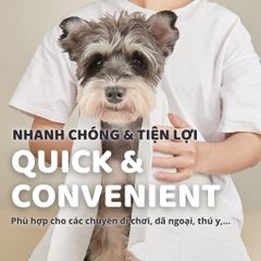 Khăn tắm dùng 1 lần cho thú cưng FOFOS