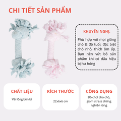 Đồ chơi xương gặm hình nút thắt FOFOS