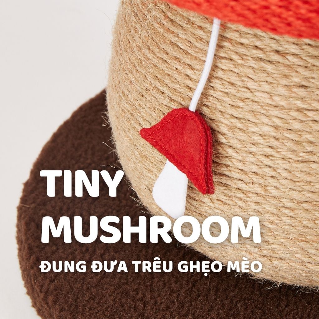 Trụ cào móng cho mèo hình cây nấm
