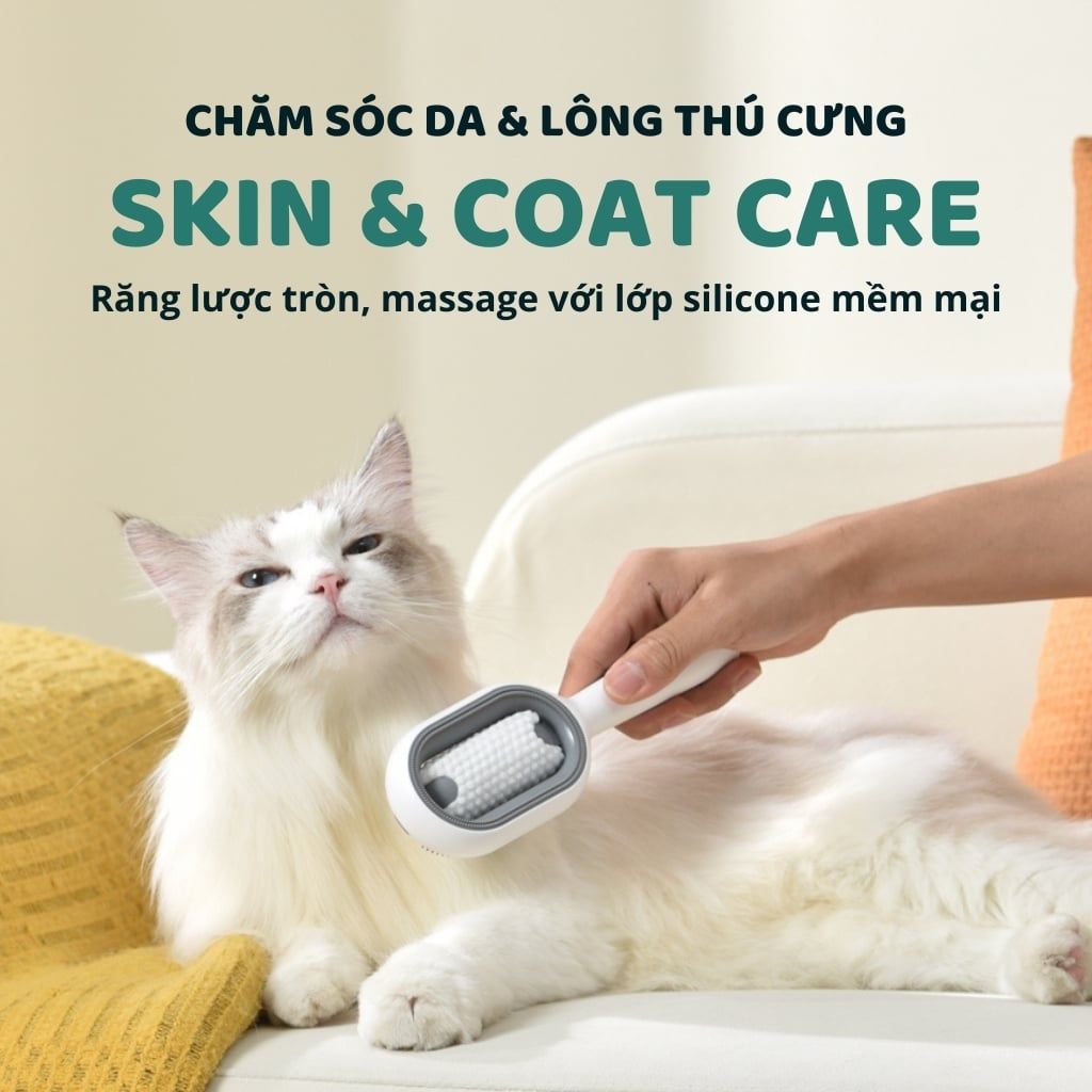 Lược chải lông cho chó mèo 3 trong 1 Petgravity