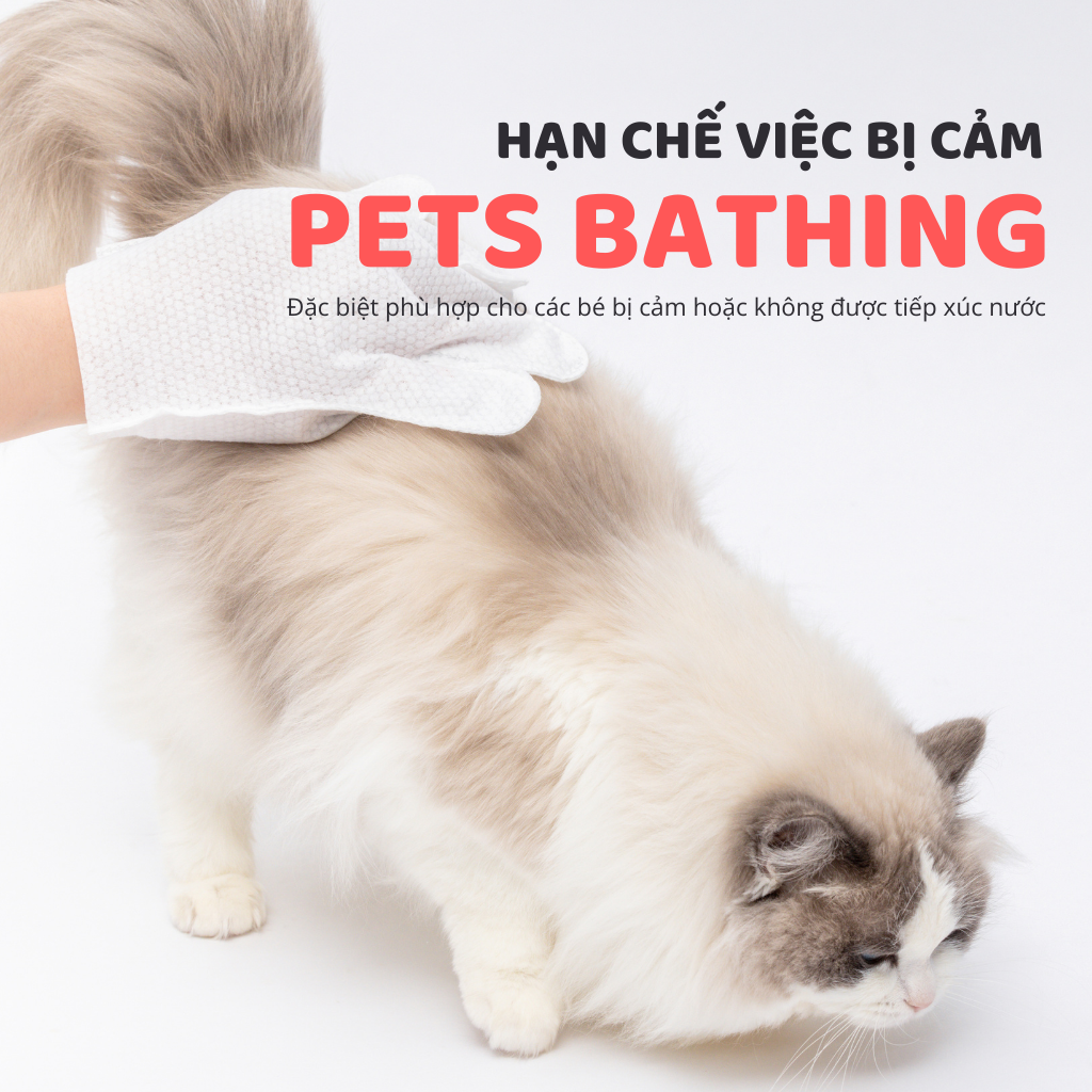 Găng tay tắm khô thú cưng FOFOS