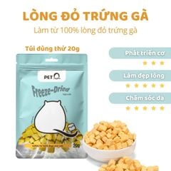 Thức ăn đông khô cho thú cưng PetQ - 5 vị