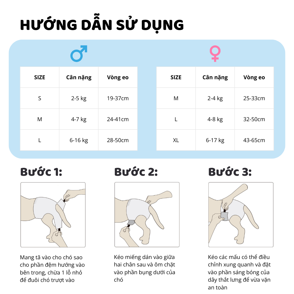 Tã lót SAP cho chó FOFOS