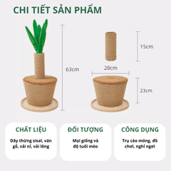 Trụ cào móng hình chậu cây FOFOS