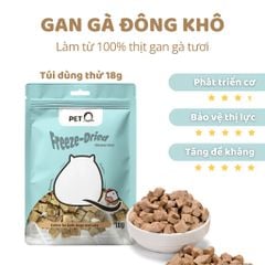 Thức ăn đông khô cho thú cưng PetQ - 5 vị