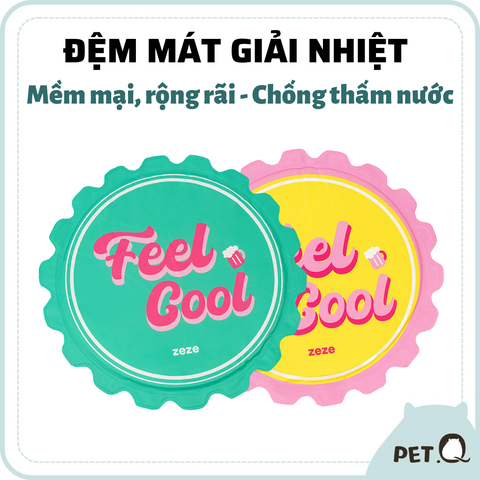 Đệm mát hình nắp chai bia lạnh ZEZE