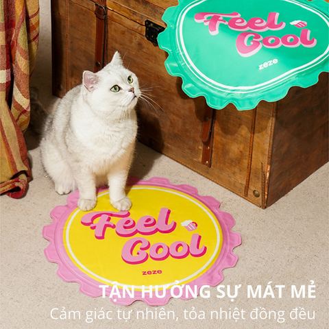 Đệm mát hình nắp chai bia lạnh ZEZE