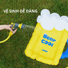 Đệm mát hình ly bia vàng ZEZE