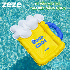 Đệm mát hình ly bia vàng ZEZE