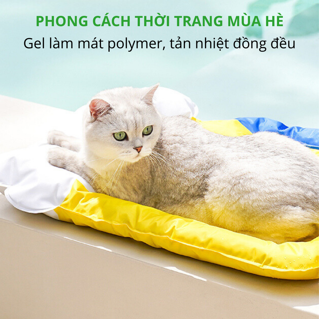 Đệm mát hình ly bia vàng ZEZE