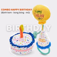 Đồ chơi thú bông sinh nhật cho chó FOFOS