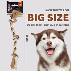 Đồ chơi dây cắn gặm 3 đầu FOFOS