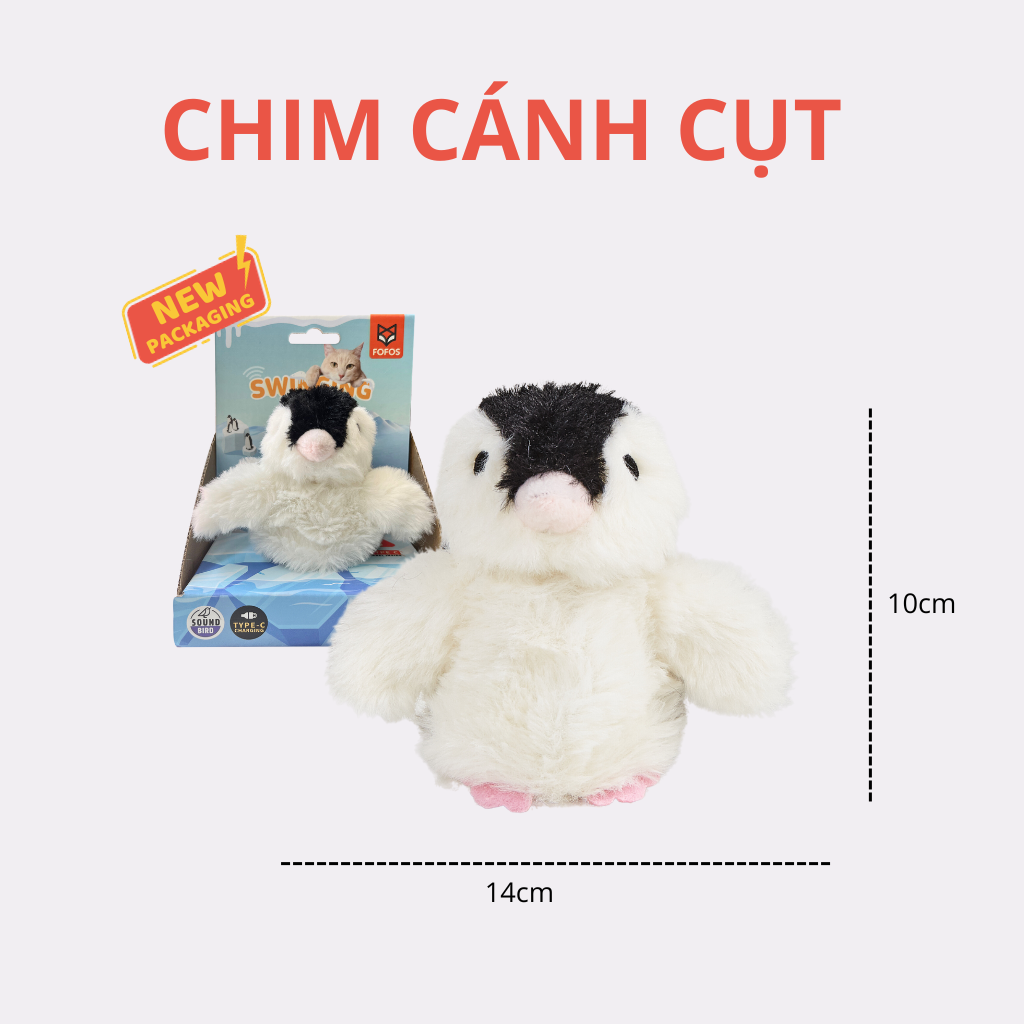 Đồ chơi cảm biến tự động hình chim cú mèo FOFOS