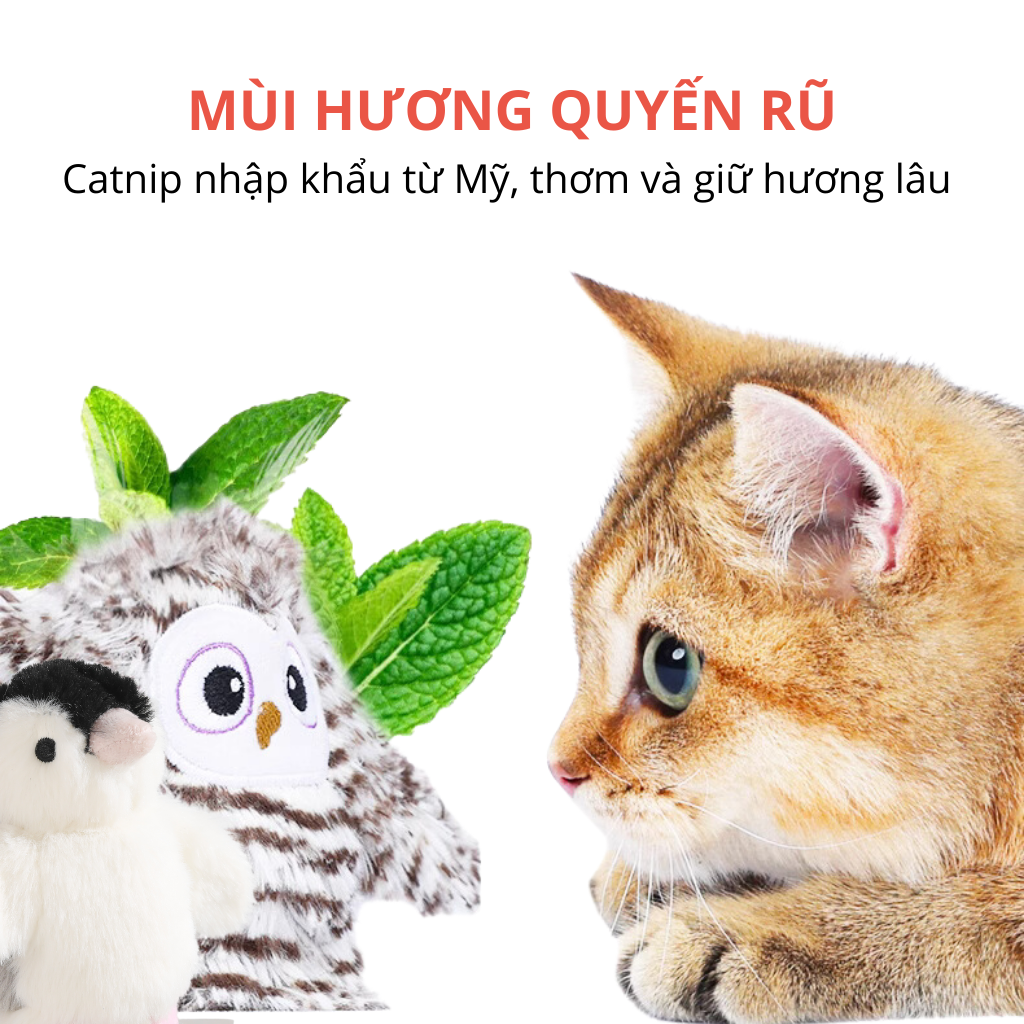 Đồ chơi cảm biến tự động hình chim cú mèo FOFOS
