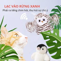 Đồ chơi cảm biến tự động hình chim cú mèo FOFOS