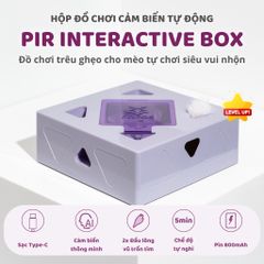 Hộp đồ chơi lông vũ cảm biến tự động FOFOS