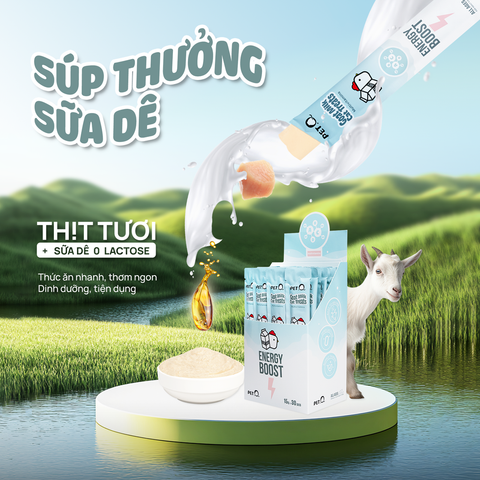 Súp thưởng sữa dê PetQ