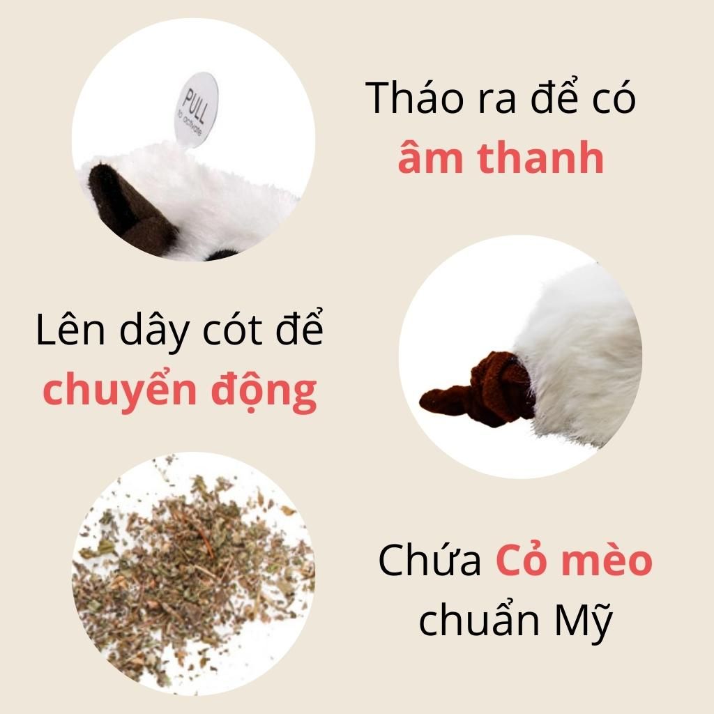 Đồ chơi đuổi bắt hình chuột FOFOS