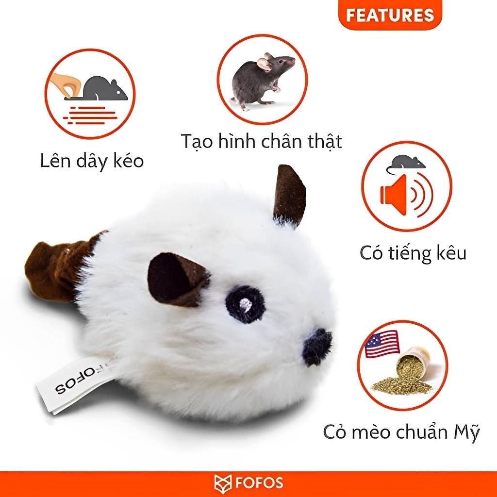 Đồ chơi đuổi bắt hình chuột FOFOS