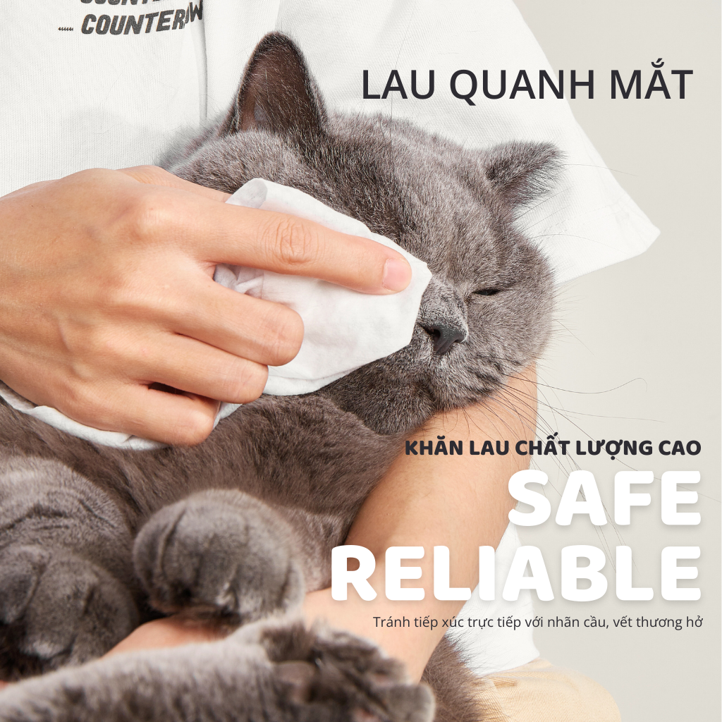 Khăn ướt vệ sinh chuyên dụng cho thú cưng FOFOS