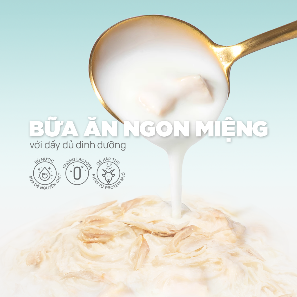 Pate sữa dê cho mèo PetQ