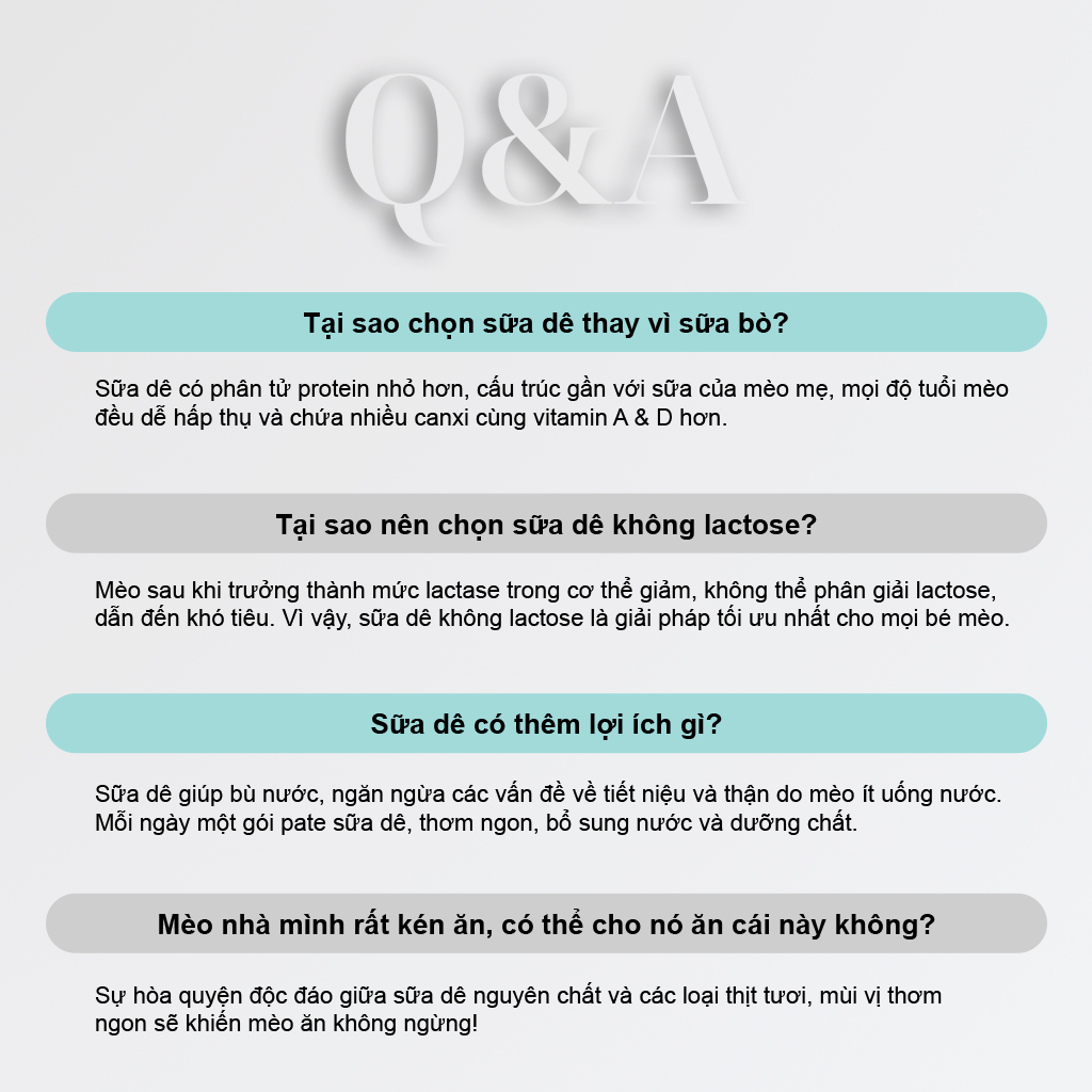 Pate sữa dê cho mèo PetQ