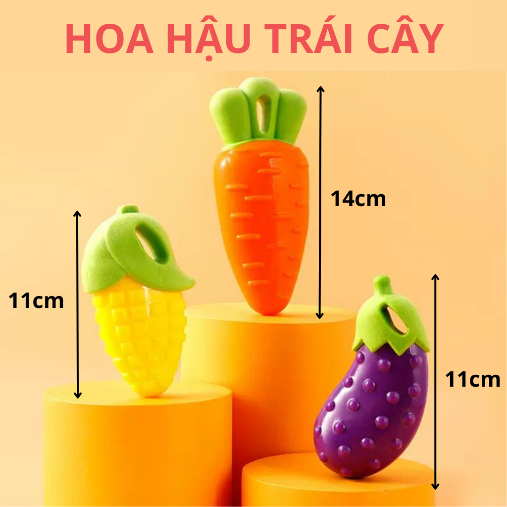 Đồ chơi phát ra tiếng hình trái cây FOFOS