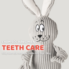 Đồ chơi thú bông hình gấu xám & heo hồng FOFOS