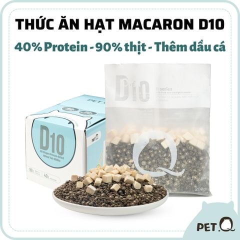 Thức ăn hạt Macaron D10 PetQ