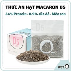 Thức ăn hạt macaron D5 PetQ